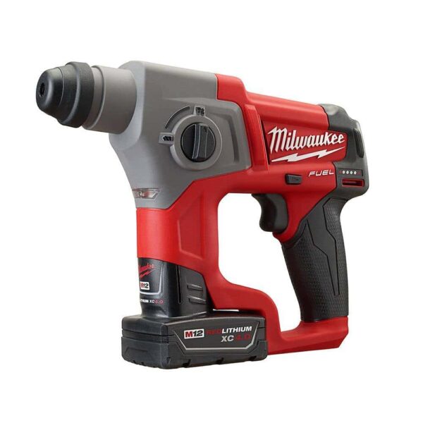 2416-21XC-2426-20 M12 FUEL 12-Volt Lithium-Ion 5/8 in. Brushless Cordless SDS-Plus Rotary Hammer Kit with M12 Multi-Tool - Image 3