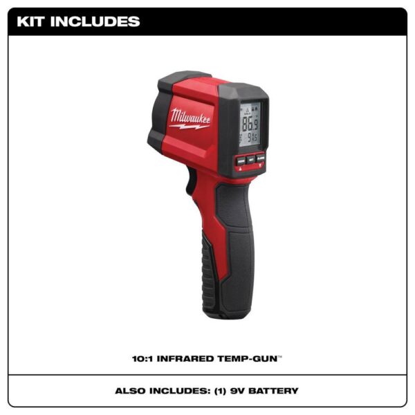 2267-20 Laser Temperature Infrared 10:1 Thermometer - Image 9