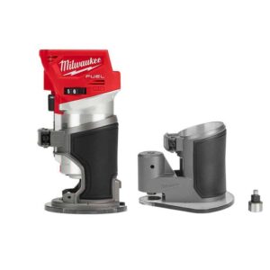 M18 FUEL 18V Lithium-Ion Brushless Cordless Compact Router w/ Compact Router Offset Base