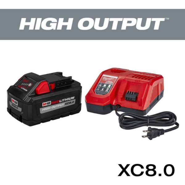 M18 FUEL 18-Volt Lithium-Ion Brushless Cordless Compact Router with 8.0 Ah Starter Kit - Image 2