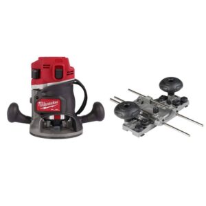 M18 FUEL 18V Lithium-Ion Cordless Brushless 1/2 in. Router (Tool-Only) with Track Adapter