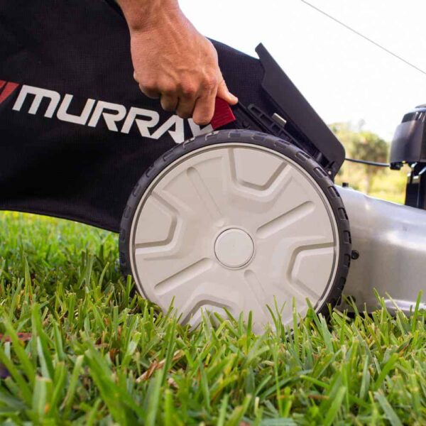 Murray MNA152703 21 in. 140 cc Briggs and Stratton Walk Behind Gas Push Lawn Mower with Height Adjustment and with Mulch Bag - Image 8