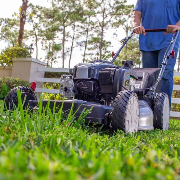 Murray MNA152703 21 in. 140 cc Briggs and Stratton Walk Behind Gas Push Lawn Mower with Height Adjustment and with Mulch Bag - Image 3