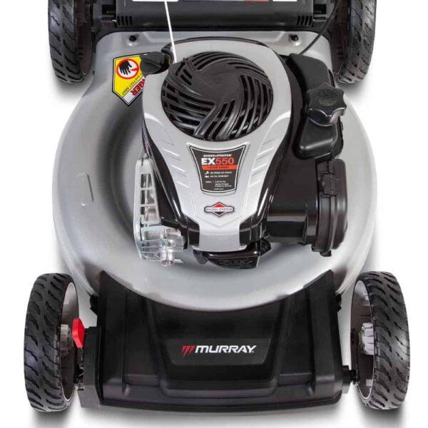 Murray MNA152703 21 in. 140 cc Briggs and Stratton Walk Behind Gas Push Lawn Mower with Height Adjustment and with Mulch Bag - Image 5
