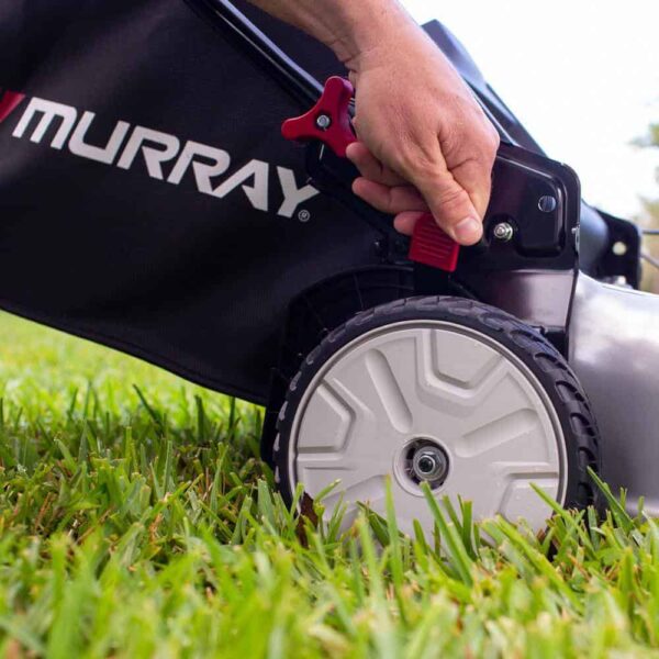 Murray MNA153003 22 in. 140 cc Briggs   Stratton Walk Behind Gas Self-Propelled Lawn Mower with Front Wheel Drive and Bagger - Image 6