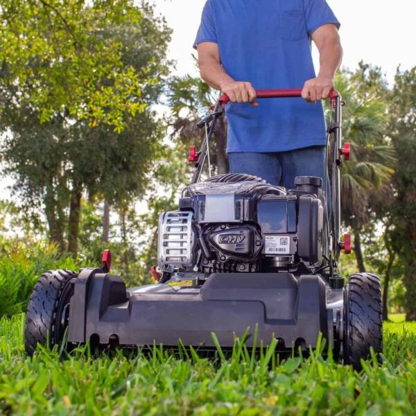 Murray MNA153003 22 in. 140 cc Briggs   Stratton Walk Behind Gas Self-Propelled Lawn Mower with Front Wheel Drive and Bagger - Image 8