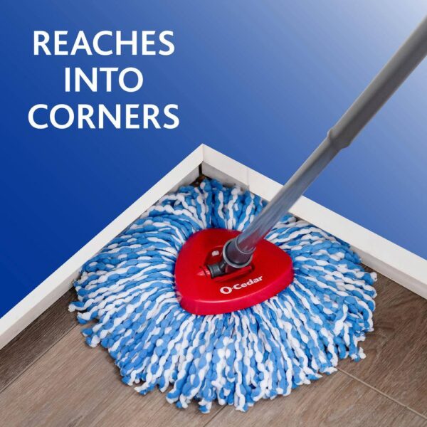 O-Cedar 168534 EasyWring RinseClean Spin Mop with 2-Tank Bucket System - Image 9