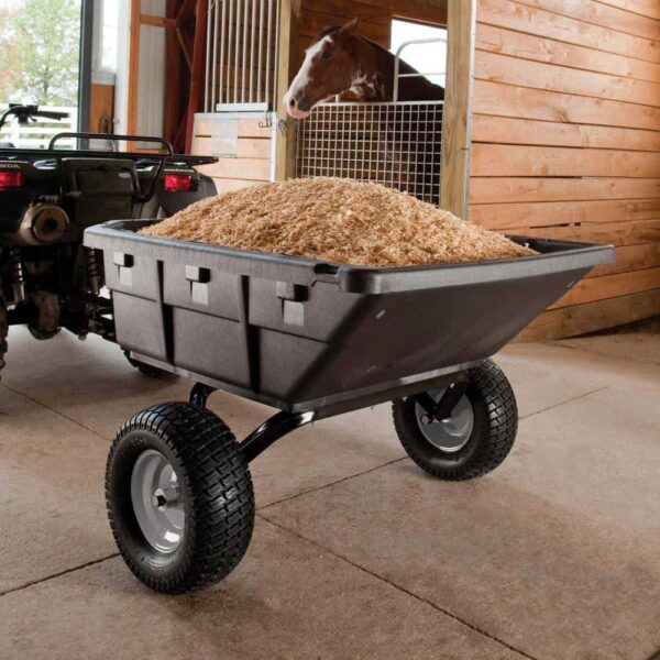 Ohio Steel 4048P-HYB 15 cu. ft. 1250 lbs. Professional Grade Swivel Dump Cart - Image 6