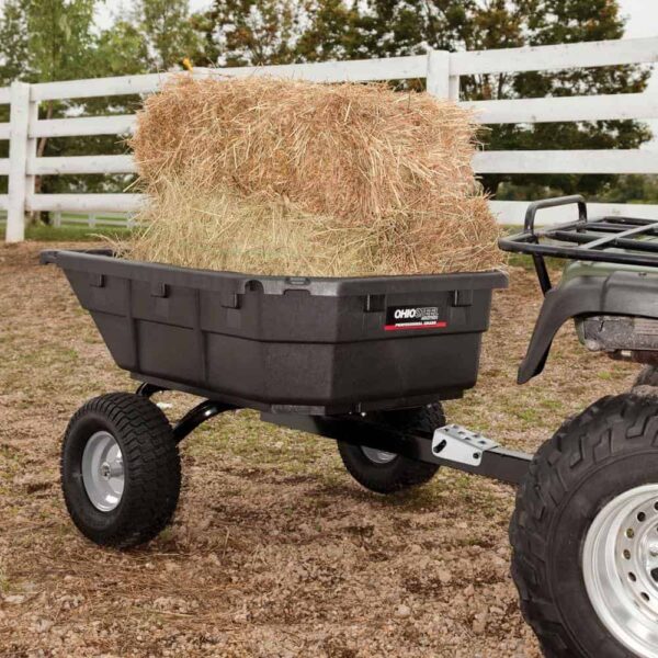 Ohio Steel 4048P-HYB 15 cu. ft. 1250 lbs. Professional Grade Swivel Dump Cart - Image 2