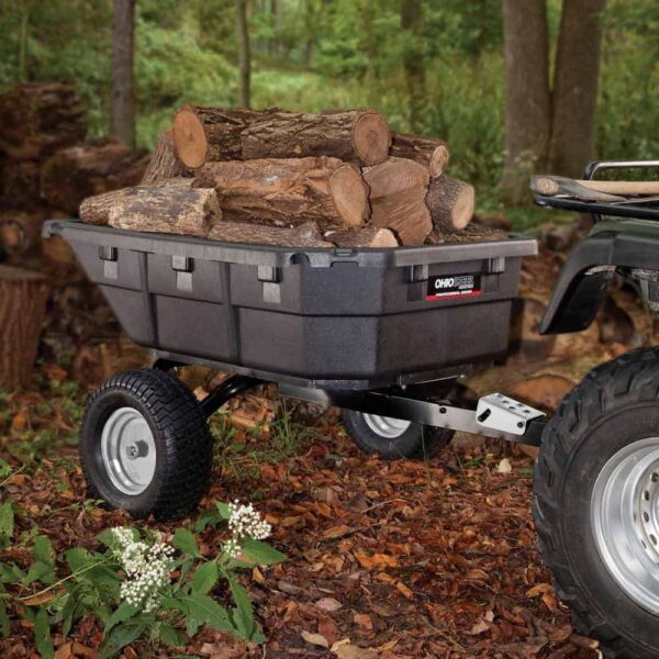 Ohio Steel 4048P-HYB 15 cu. ft. 1250 lbs. Professional Grade Swivel Dump Cart - Image 7
