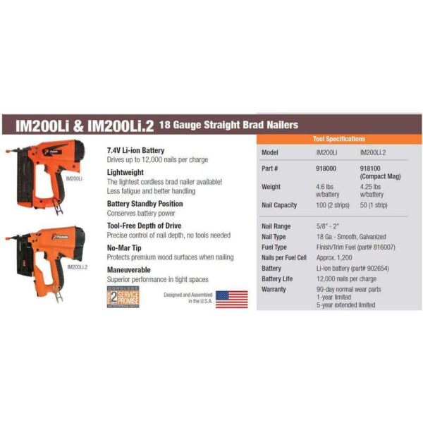 Paslode 918100 Cordless 18-Gauge Lithium-Ion Brad Nailer - Image 13