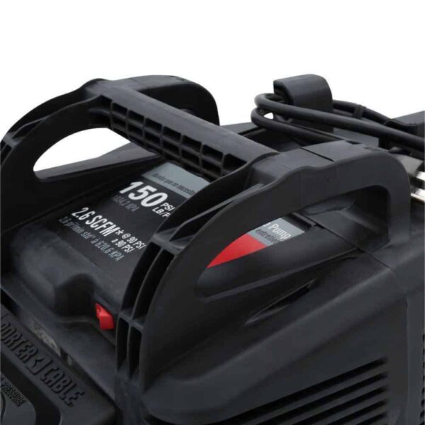 Porter-Cable PIN138C2002 6 Gal. 150 PSI Portable Electric Air Compressor and Pneumatic 23-Gauge 1-3/8 in. Pin Nailer - Image 11