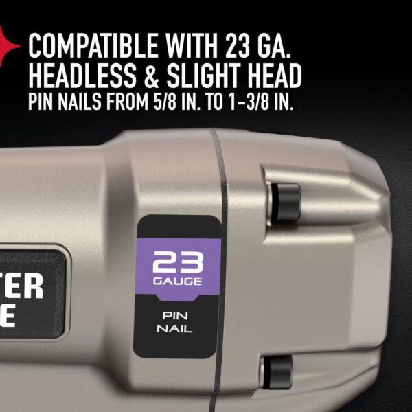 Porter-Cable PIN138C2002 6 Gal. 150 PSI Portable Electric Air Compressor and Pneumatic 23-Gauge 1-3/8 in. Pin Nailer - Image 6