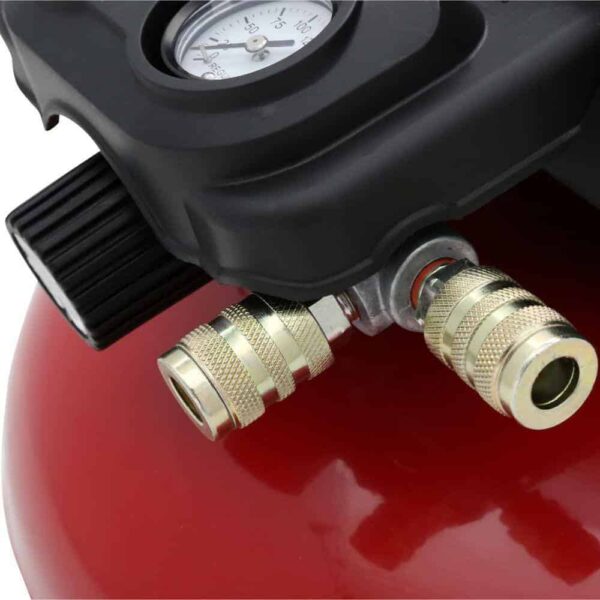 Porter-Cable PIN138C2002 6 Gal. 150 PSI Portable Electric Air Compressor and Pneumatic 23-Gauge 1-3/8 in. Pin Nailer - Image 12