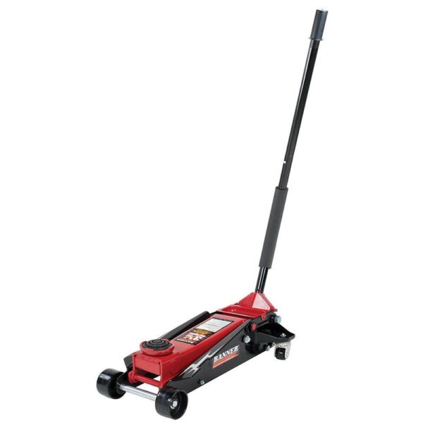 B6350 3.5-Ton Fast  Heavy-Duty Garage Floor Jack with Swivel Saddle - Image 2