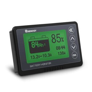 Renogy RBM500-G1 500 Amp Universal Battery Monitor, High and Low Voltage Programmable Alarm