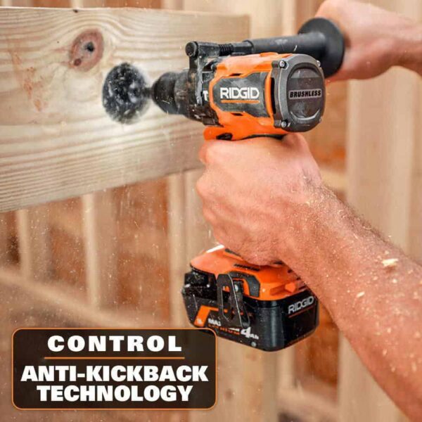 R861152B 18V Brushless Cordless 1/2 in. High Torque Hammer Drill/Driver (Tool Only) - Image 5