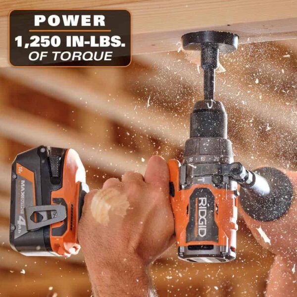 R861152B 18V Brushless Cordless 1/2 in. High Torque Hammer Drill/Driver (Tool Only) - Image 6