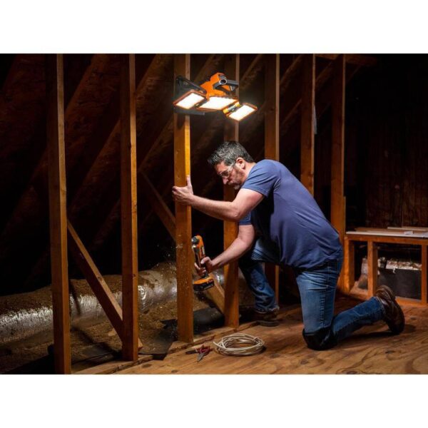 R86689KSBN 18V Cordless 3-Tool Combo Kit with LED Stick Light, LED Spotlight, and LED Hybrid Panel Light (Tools Only) - Image 5