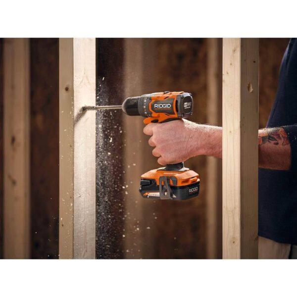 18V SubCompact Brushless Cordless Drill/Driver Kit   1/2 in., (2) 2.0 Ah Batteries, Charger, Tool Bag - Image 12
