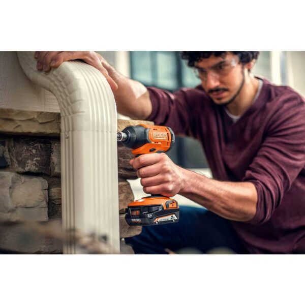 R96256 18V Cordless 4-Tool Combo Kit with (1) 4.0 Ah Battery, (1) 2.0 Ah Battery, Charger, and Bag - Image 3