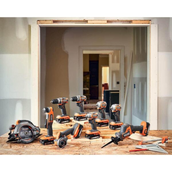 R8648KN 18V SubCompact Cordless Reciprocating Saw Kit   Brushless, One-Handed, 2.0 Ah Battery, Charger - Image 11