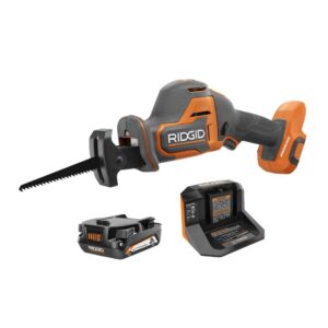 R8648KN 18V SubCompact Cordless Reciprocating Saw Kit   Brushless, One-Handed, 2.0 Ah Battery, Charger