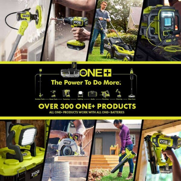 P2520-PS ONE+ HP 18V Cordless 10 in. Chainsaw and Whisper Series 8 in. Pole Saw with 4.0 Ah Battery and Charger - Image 15