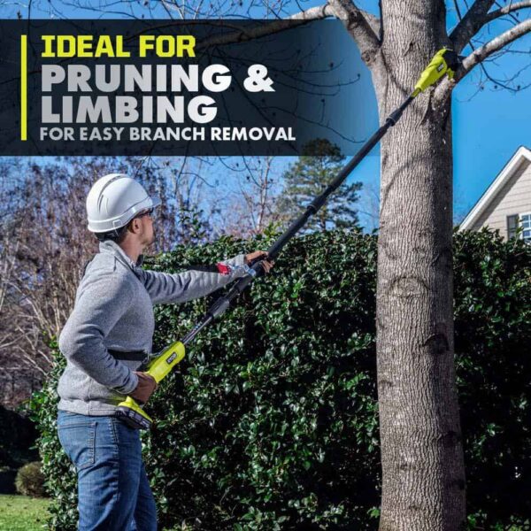P2520-PS ONE+ HP 18V Cordless 10 in. Chainsaw and Whisper Series 8 in. Pole Saw with 4.0 Ah Battery and Charger - Image 11