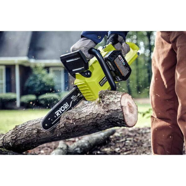 P2520-PS ONE+ HP 18V Cordless 10 in. Chainsaw and Whisper Series 8 in. Pole Saw with 4.0 Ah Battery and Charger - Image 9