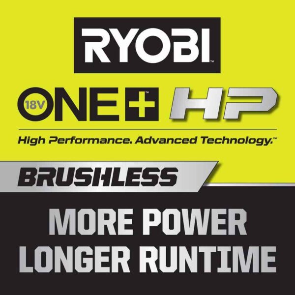 P2520-PS ONE+ HP 18V Cordless 10 in. Chainsaw and Whisper Series 8 in. Pole Saw with 4.0 Ah Battery and Charger - Image 2