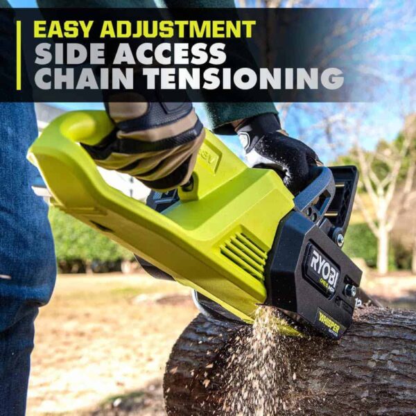 P2570-PS ONE+ HP 18V Brushless Whisper Series Battery 12 in. Chainsaw and 8 in. Pole Saw with 6.0 Ah Battery and Charger - Image 11