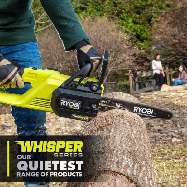 P2570-PS ONE+ HP 18V Brushless Whisper Series Battery 12 in. Chainsaw and 8 in. Pole Saw with 6.0 Ah Battery and Charger - Image 7