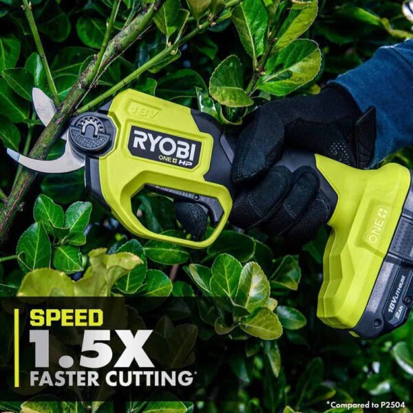 P2680-PNR ONE+ HP 18V Brushless 22 in. Cordless Battery Hedge Trimmer   Brushless Cordless Pruner w/ 2.0 Ah Battery   Charger - Image 6