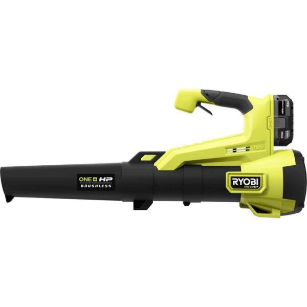 P21120-CSW ONE+ HP 18V Brushless Cordless Battery 110 MPH 350 CFM Leaf Blower and 10 in. Chainsaw with 4.0 Ah Battery and Charger - Image 7