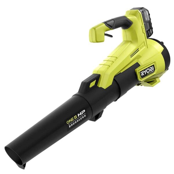 P21120-CSW ONE+ HP 18V Brushless Cordless Battery 110 MPH 350 CFM Leaf Blower and 10 in. Chainsaw with 4.0 Ah Battery and Charger - Image 6