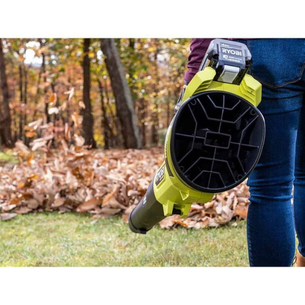 40V HP Brushless Whisper Series 155 MPH 600 CFM Cordless Battery Leaf Blower with (2) 4.0 Ah Batteries and Charger - Image 10