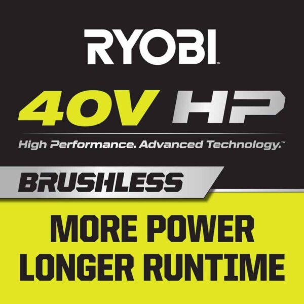 RY404130-SPR 40V HP Whisper Series 155 MPH 600 CFM Cordless Leaf Blower and 4 Gal. Backpack Sprayer with 4.0 Ah Battery and Charger - Image 2