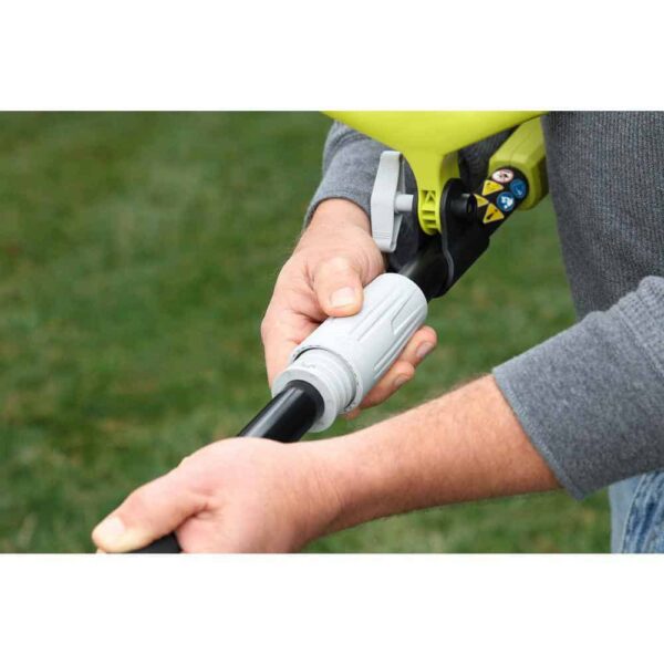 40V 10 in. Cordless Battery Pole Saw and 18 in. Cordless Battery Pole Hedge Trimmer with 2.0 Ah Battery and Charger - Image 4