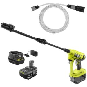 RY120352K ONE+ 18V EZClean 320 PSI 0.8 GPM Cordless Cold Water Power Cleaner with Battery and Charger
