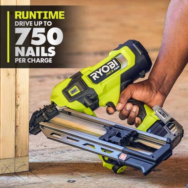 PBL350KN ONE+ HP 18V Brushless Cordless AirStrike 30?? Framing Nailer Kit with 4.0 Ah HIGH PERFORMANCE Battery and Charger - Image 5