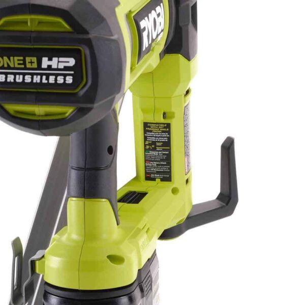 PBL350KN ONE+ HP 18V Brushless Cordless AirStrike 30?? Framing Nailer Kit with 4.0 Ah HIGH PERFORMANCE Battery and Charger - Image 12
