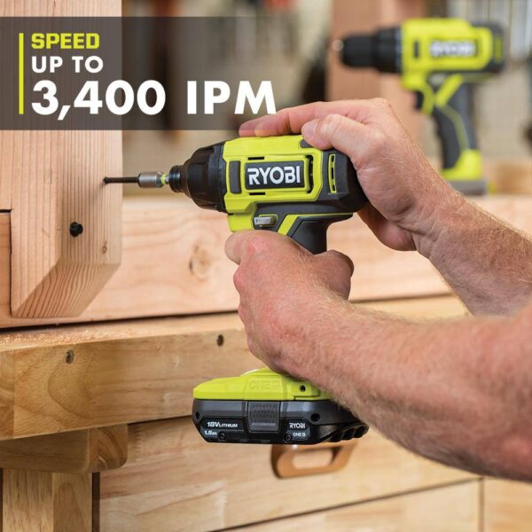 ONE+ PCL235B 18V Cordless 1/4 in. Impact Driver (Tool Only) - Image 8