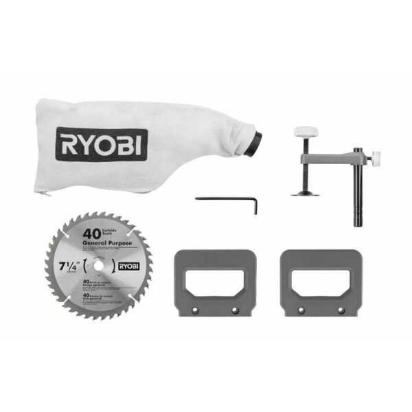 ONE+ PBT01B-A067101 18V Cordless 7-1/4 in. Sliding Compound Miter Saw (Tool Only) with Extra 7-1/4 in. Blade (1-Piece) - Image 6
