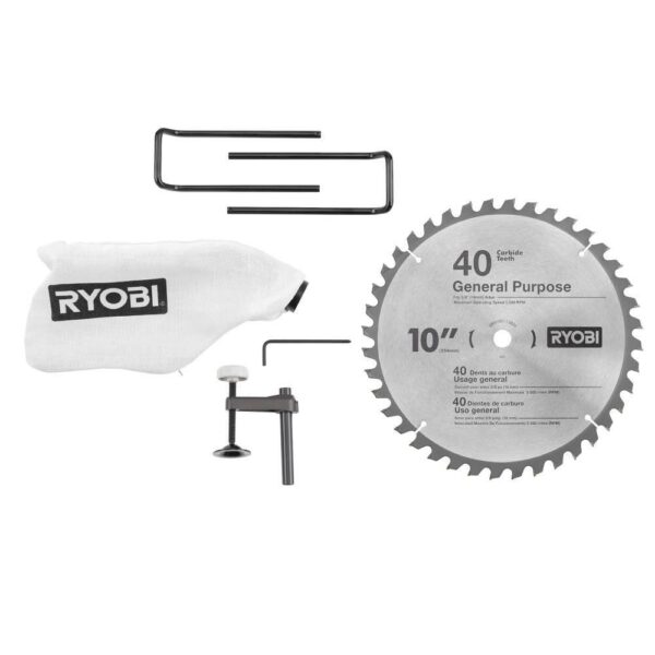 1003853453 15 Amp 10 in. Corded Sliding Compound Miter Saw with LED Cutline Indicator - Image 6