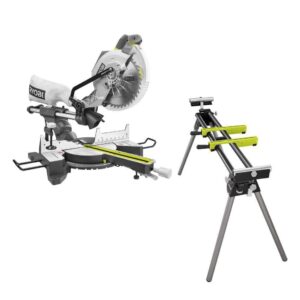 Miter Saw TSS103-A18MS01G 15 Amp 10 in. Sliding Compound and Universal QUICKSTAND