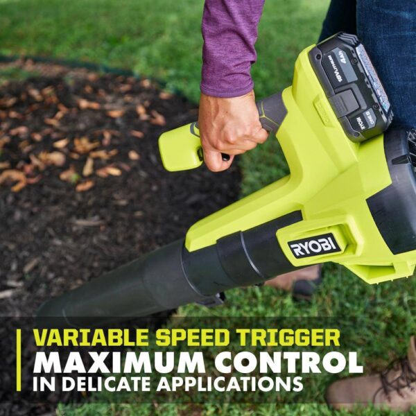 PCLCK202K ONE+ 18V Cordless Battery String Trimmer/Edger and Jet Fan Blower Combo Kit (2-Tools) with 4.0 Ah Battery and Charger - Image 8