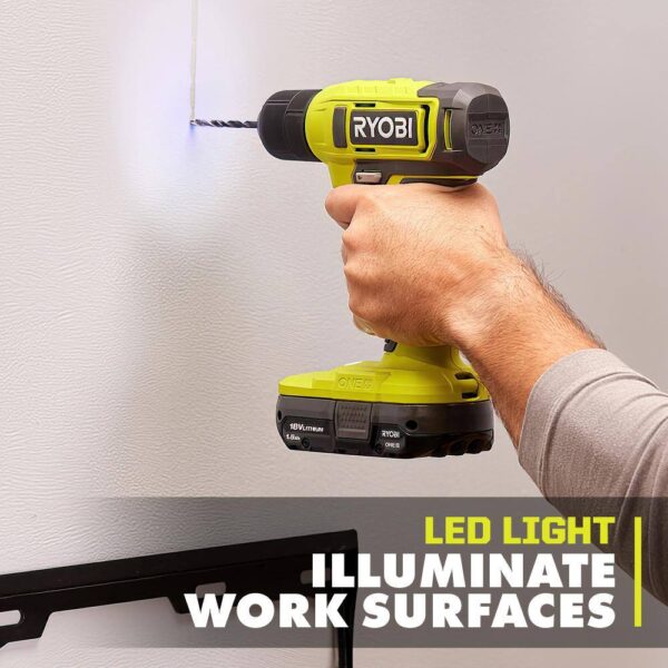 ONE+ PCL201K1 18V Cordless 3/8 in. Drill/Driver Kit with 1.5 Ah Battery and Charger - Image 3