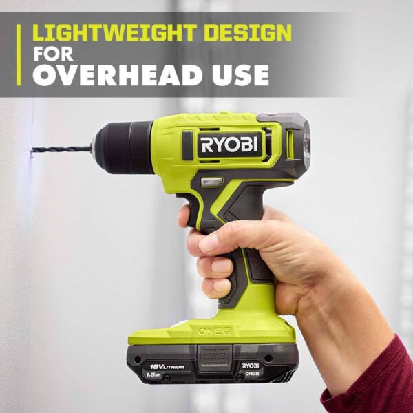 ONE+ PCL201K1 18V Cordless 3/8 in. Drill/Driver Kit with 1.5 Ah Battery and Charger - Image 2