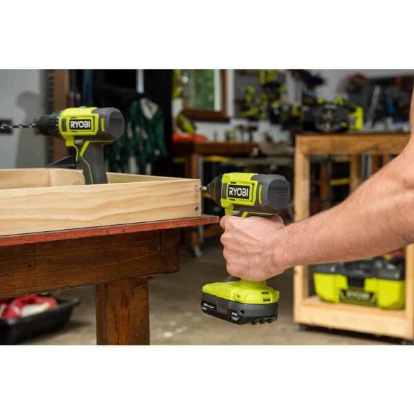PCL235K2 ONE+ 18V Cordless 1/4 in. Impact Driver Kit with (2) 1.5 Ah Batteries and Charger - Image 15